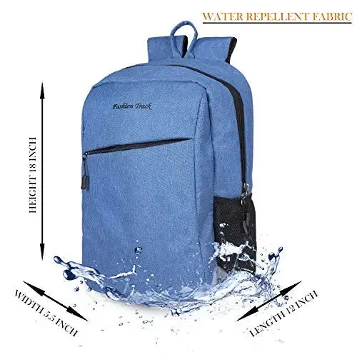 Fashion Track 15.6 inch  Backpack (Blue)