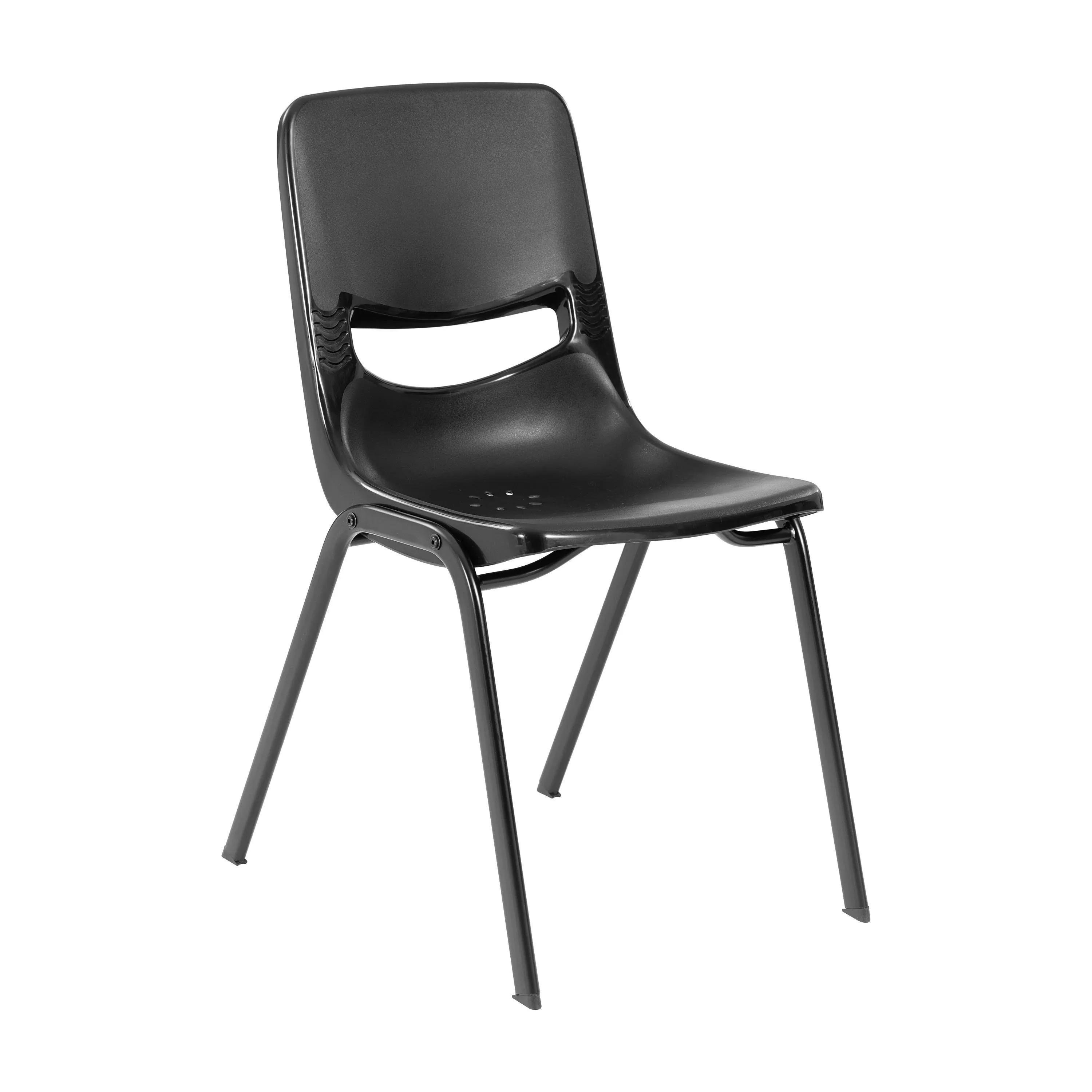 HERCULES Heavy-Duty Flex Comfort Stack Classroom Chair with Powder-Coated Frame with Ergonomic Back and Seat